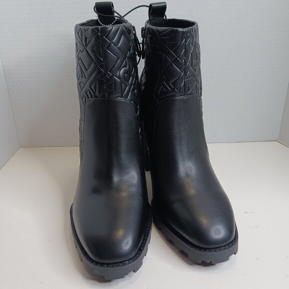 Karl Lagerfeld Paris Petria Black Ankle Boot size 11M - Picture 12 of 12